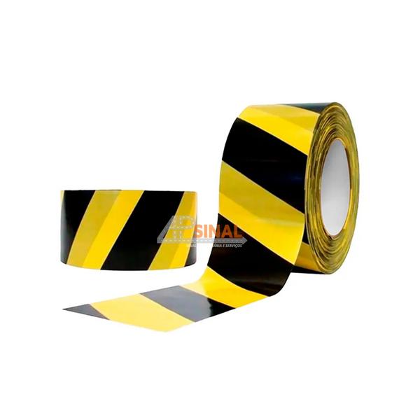Fita de Isolamento Zebrada 