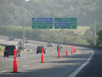 Cones de sinalização