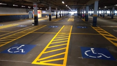 Sinalização para estacionamento